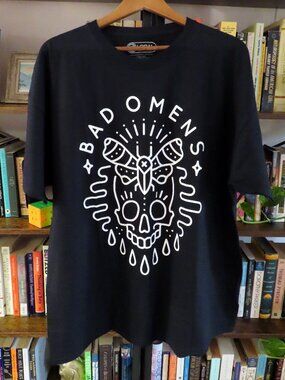 Bad Omens Candy Skull Moth T-Shirt 2XL XXL